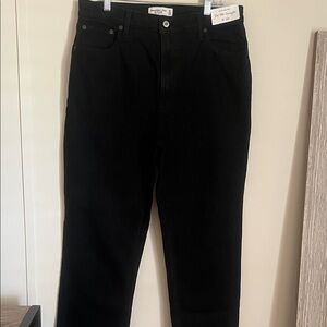 Abercrombie & Fitch Black Straight Leg Jeans